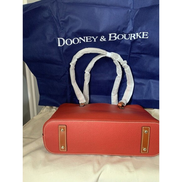 Dooney & Bourke Pebble Grain Shopper Tote Bag - Red (R1925X) - Picture 3 of 4